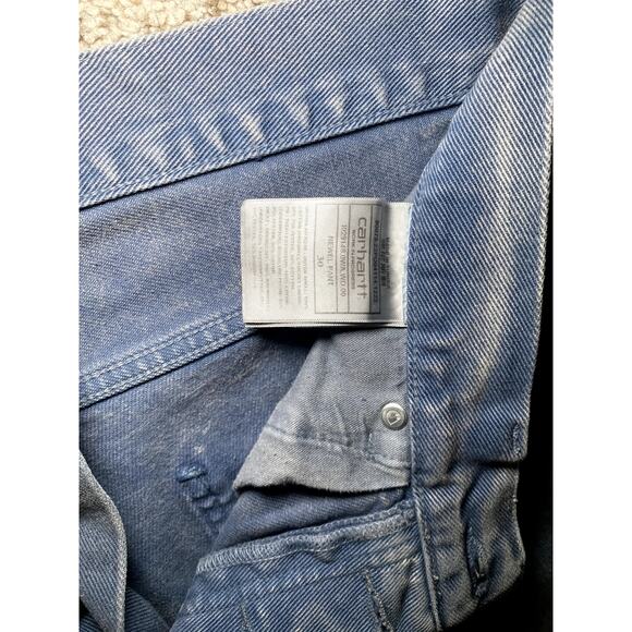 Carhartt - Light Wash Tapered Fit Men's Jeans - Picture 10 of 10